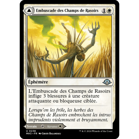 (Foil) Blanche - Embuscade des Champs de Rasoirs (U) [MH3]