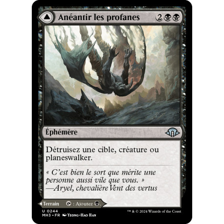 (Foil) Noire - Anéantir les profanes (U) [MH3]