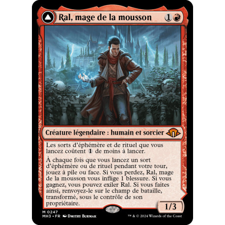 (Foil) Rouge - Ral, mage de la mousson (M) [MH3]