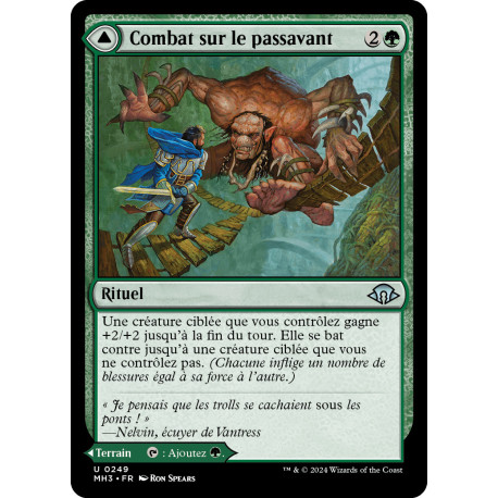 (Foil) Verte - Combat sur le passavant (U) [MH3]