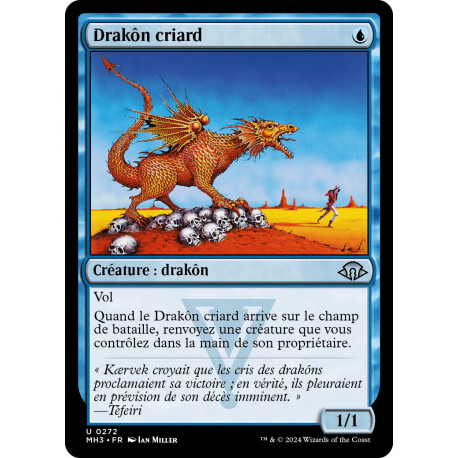 (Foil) Bleue - Drakôn criard (U) [MH3]