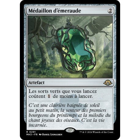 (Foil) Artefact - Médaillon d'émeraude (R) [MH3]