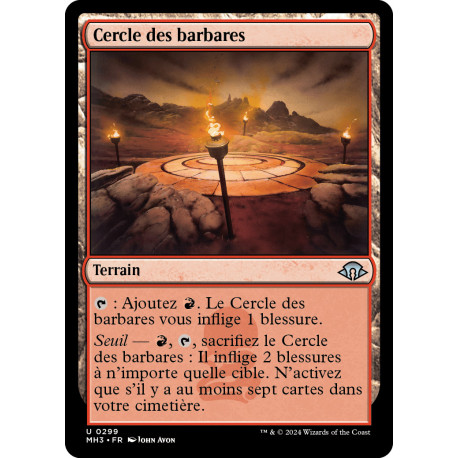 (Foil) Terrain - Cercle des barbares (U) [MH3]