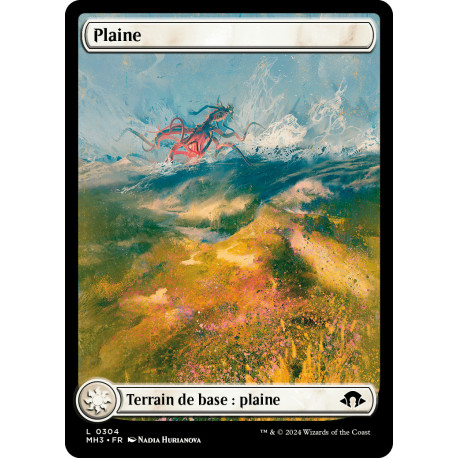 (Foil) Terrain - (BL) Plaine (L) [MH3]