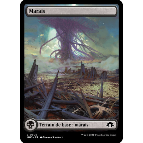 (Foil) Terrain - (BL) Marais (L) [MH3]