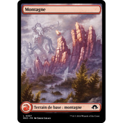 (Foil) Terrain - (BL) Montagne (L) [MH3]