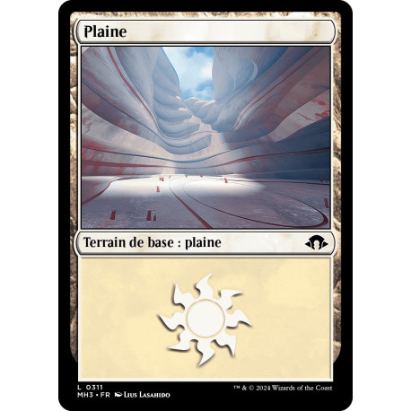 (Foil) Terrain - Plaine (V2) (L) [MH3]