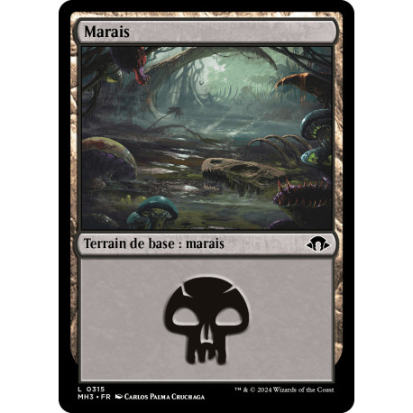 (Foil) Terrain - Marais (V2) (L) [MH3]
