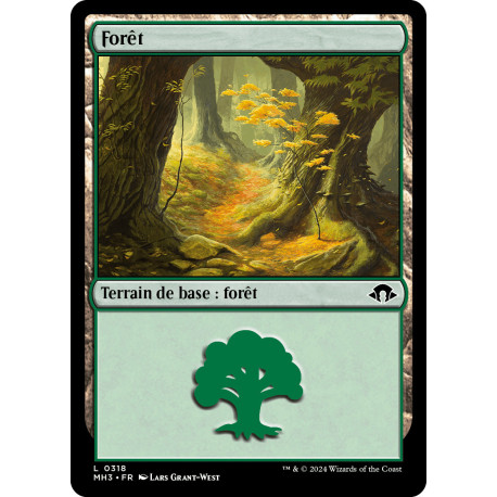 (Foil) Terrain - Forêt (V1) (L) [MH3]