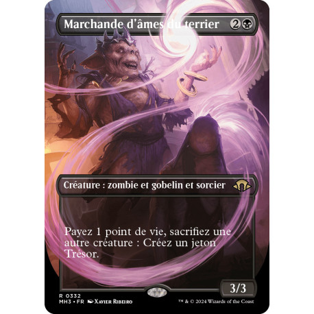 (Foil) Noire - (BL) Marchande d'âmes du terrier (R) [MH3]