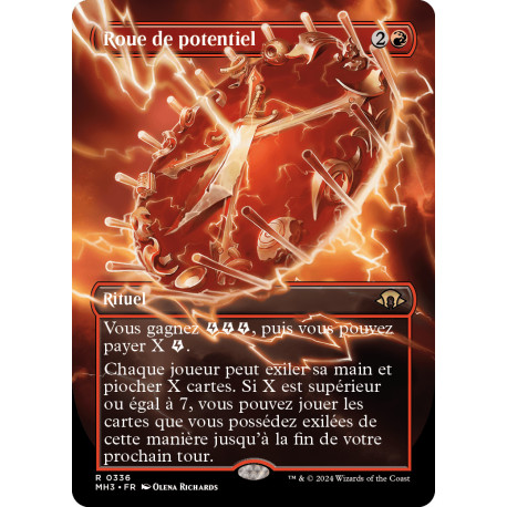 (Foil) Rouge - (BL) Roue de potentiel (R) [MH3]