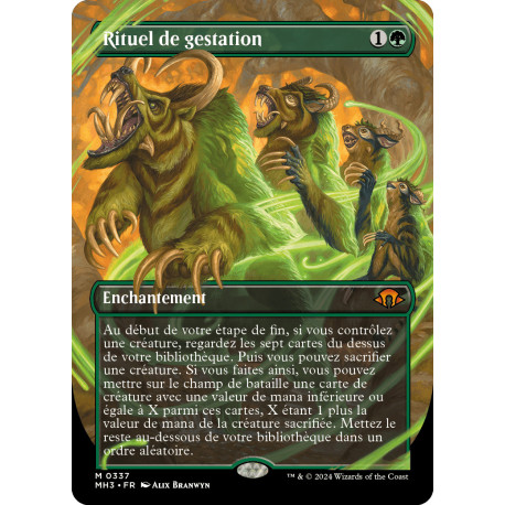 (Foil) Verte - (BL) Rituel de gestation (M) [MH3]