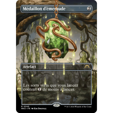 (Foil) Artefact - (BL) Médaillon d'émeraude (R) [MH3]
