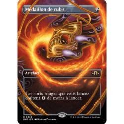 (Foil) Artefact - (BL) Médaillon de rubis (R) [MH3]