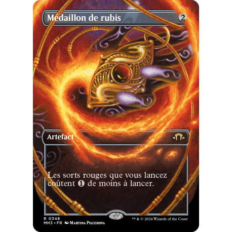 (Foil) Artefact - (BL) Médaillon de rubis (R) [MH3]