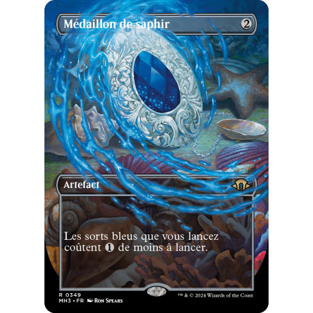 (Foil) Artefact - (BL) Médaillon de saphir (R) [MH3]