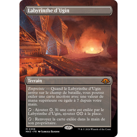 (Foil) Terrain - (BL) Labyrinthe d'Ugin (M) [MH3]