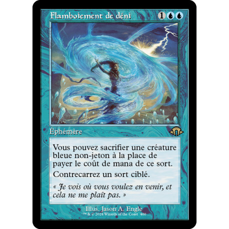 (Foil) Bleue - (OF) Flamboiement de déni (R) [MH3]