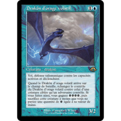 (Foil) Bleue - (OF) Drakôn d'orage volatil (R) [MH3]