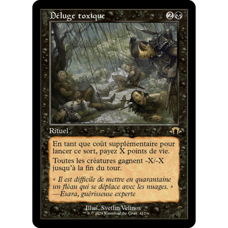 (Foil) Noire - (OF) Déluge toxique (R) [MH3]