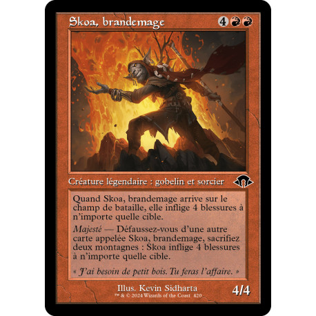 (Foil) Rouge - (OF) Skoa, brandemage (C) [MH3]
