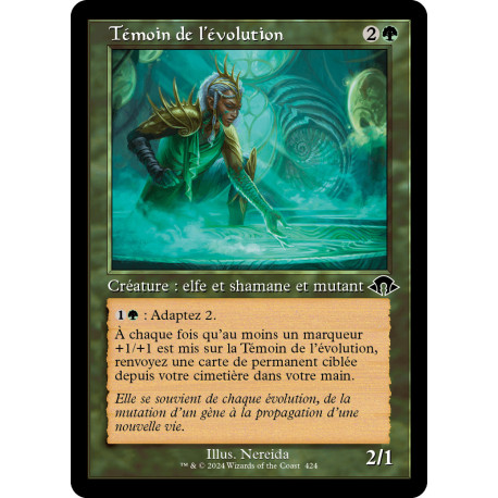 (Foil) Verte - (OF) Témoin de l'évolution (C) [MH3]