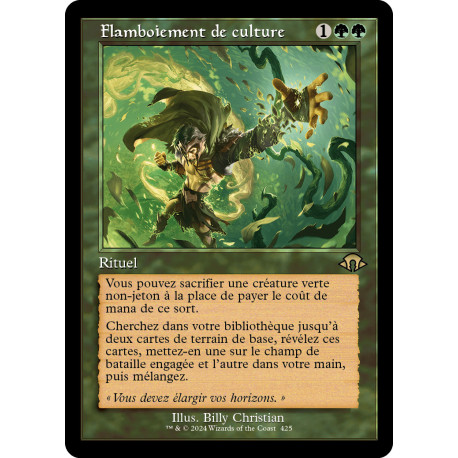 (Foil) Verte - (OF) Flamboiement de culture (R) [MH3]