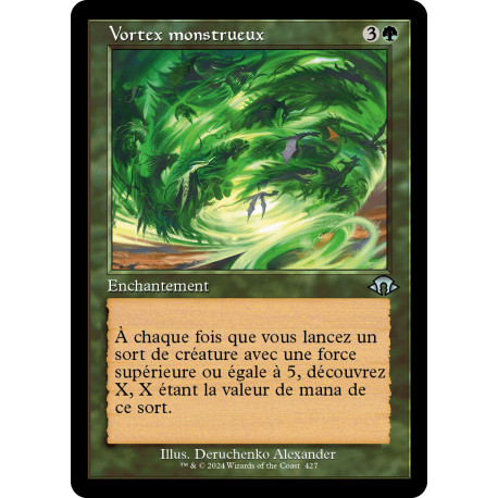 (Foil) Verte - (OF) Vortex monstrueux (U) [MH3]