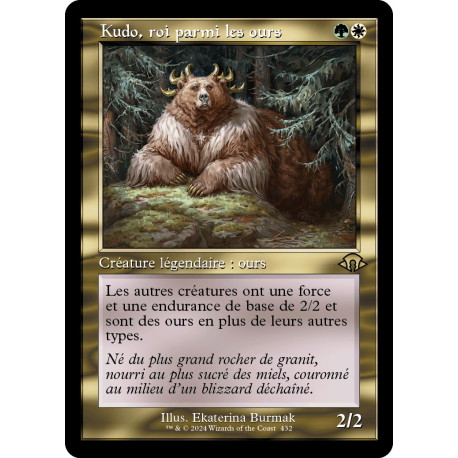 (Foil) Multicolore - (OF) Kudo, roi parmi les ours (R) [MH3]