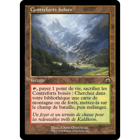 (Foil) Terrain - (OF) Contreforts boisés (R) [MH3]