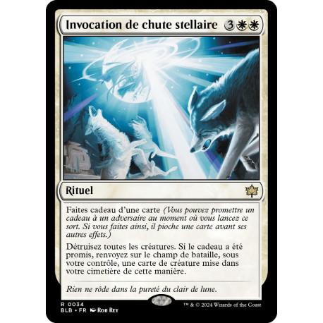 Blanche - Invocation de chute stellaire (R) [BLB]