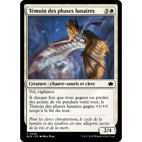 Blanche - Témoin des phases lunaires (C) [BLB]