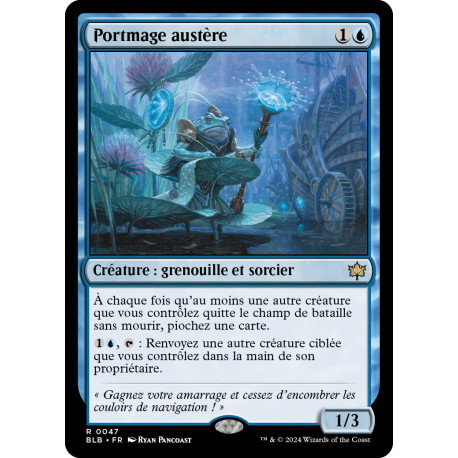Bleue - Portmage austère (R) [BLB]