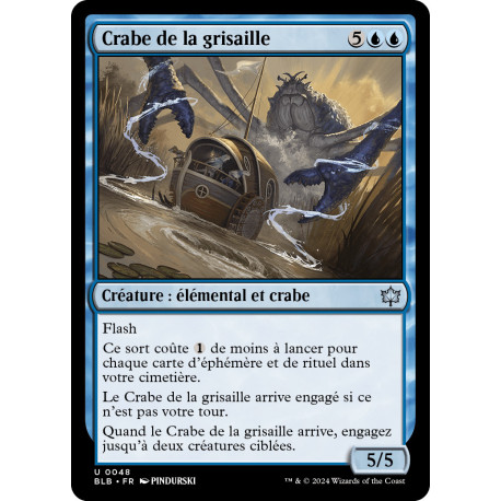 Bleue - Crabe de la grisaille (U) [BLB]