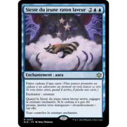 Bleue - Sieste du jeune raton laveur (R) [BLB]