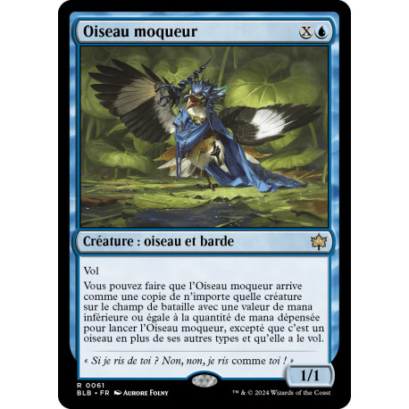 Bleue - Oiseau moqueur (R) [BLB]