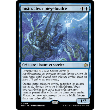 Bleue - Instructeur piègefoudre (R) [BLB]