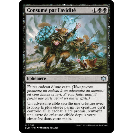 Noire - Consumé par l'avidité (U) [BLB]