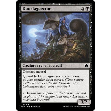 Noire - Duo daguecroc (C) [BLB]