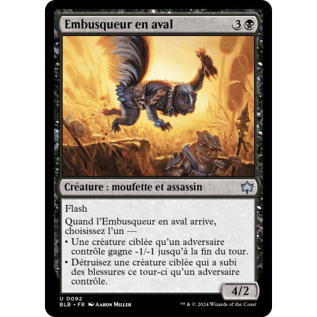 Noire - Embusqueur en aval (U) [BLB]