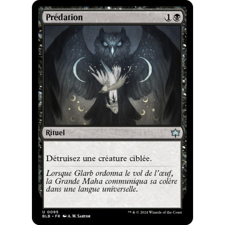 Noire - Prédation (U) [BLB]