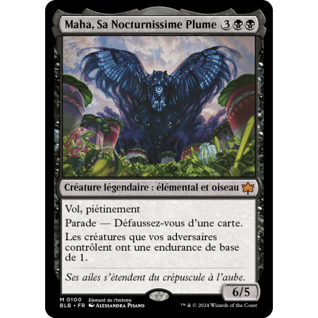 Noire - Maha, Sa Nocturnissime Plume (M) [BLB]