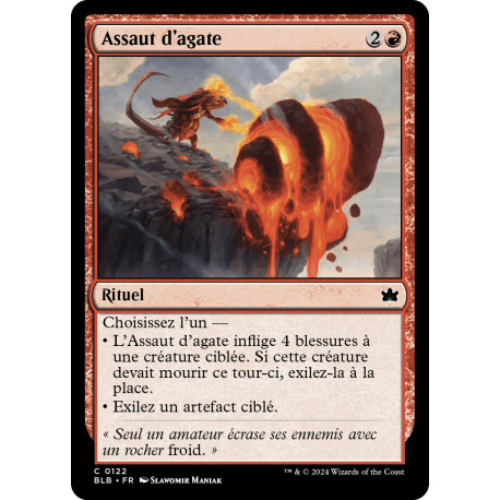 Rouge - Assaut d'agate (C) [BLB]