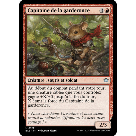 Rouge - Capitaine de la garderonce (U) [BLB]