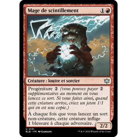 Rouge - Mage de scintillement (U) [BLB]