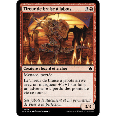 Rouge - Tireur de braise à jabots (C) [BLB]