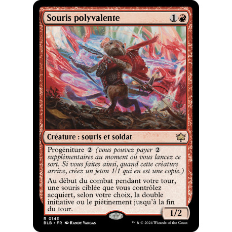 Rouge - Souris polyvalente (R) [BLB]