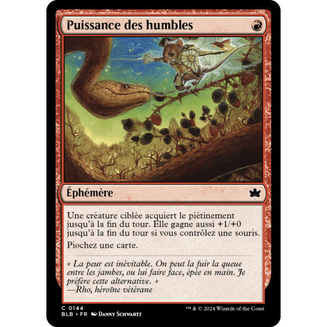 Rouge - Puissance des humbles (C) [BLB]