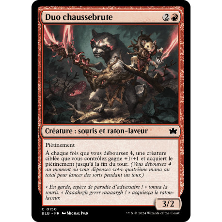 Rouge - Duo chaussebrute (C) [BLB]
