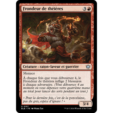Rouge - Frondeur de théières (U) [BLB]